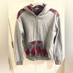 United colors of Benetton argyle sweater size lg